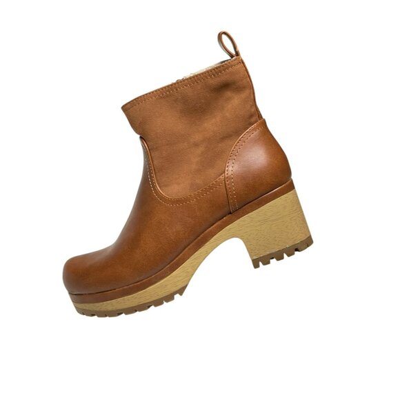 Universal Threads Womens Brown Retro Style Heels - Clog Boots - Size 8.5 - Picture 11 of 12